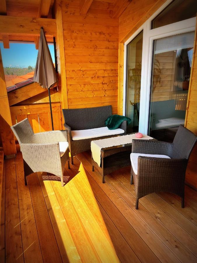 23 Neu Erbaute Ferienwohnung Mit Schloss- Und Panoramablick Halblech Esterno foto