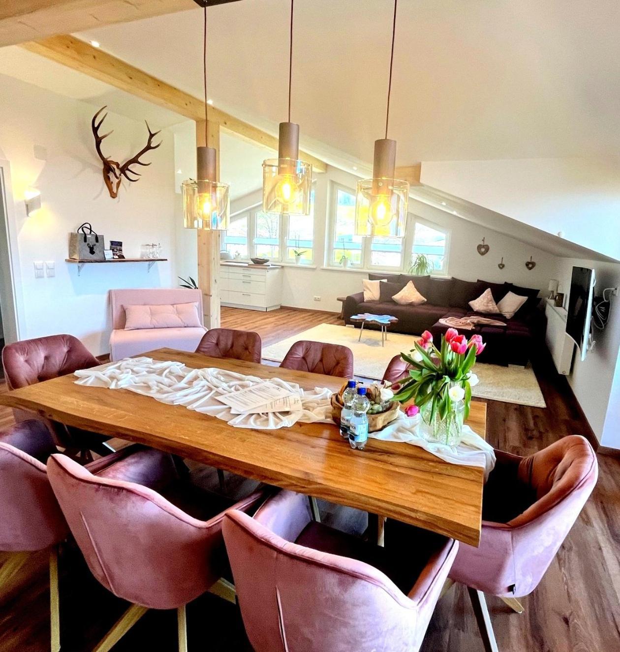 23 Neu Erbaute Ferienwohnung Mit Schloss- Und Panoramablick Halblech Esterno foto